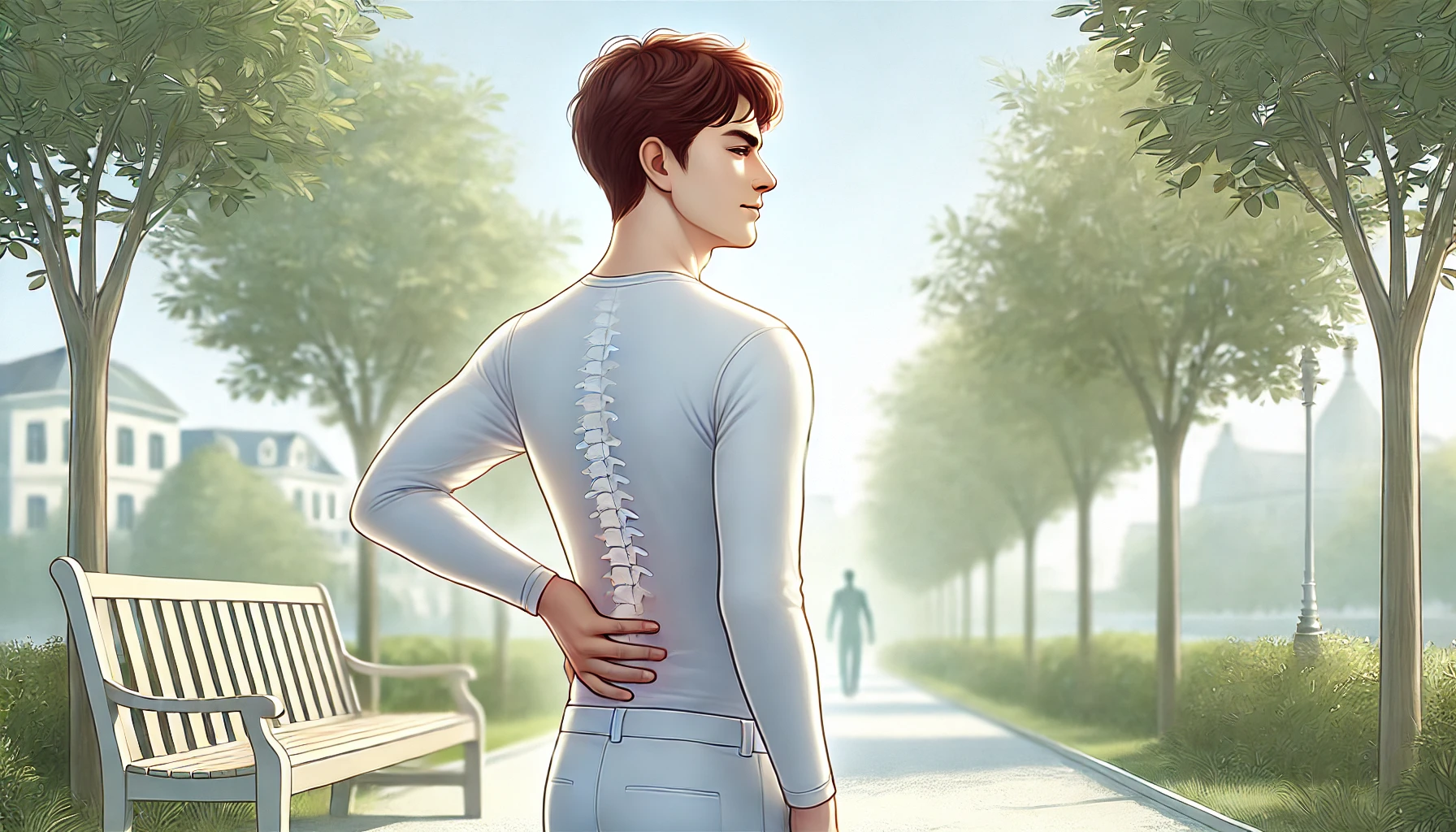 Illustration af behandling af lændesmerter