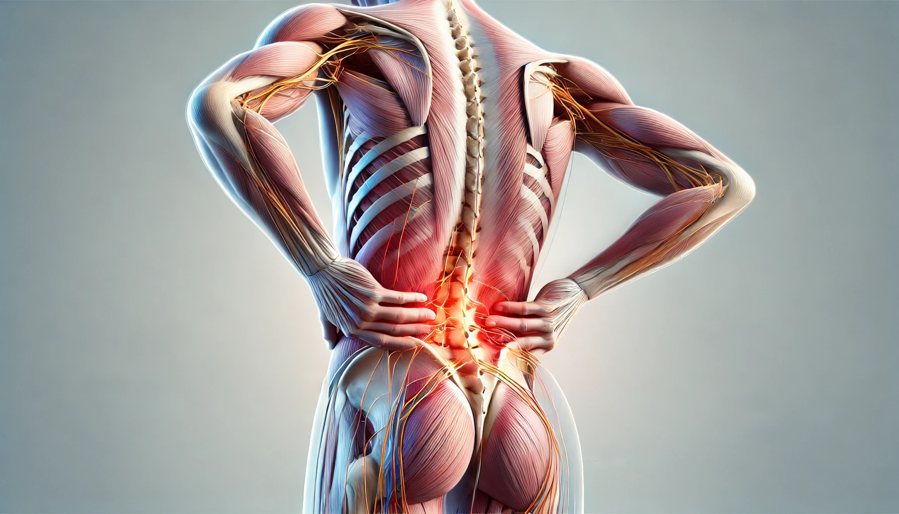 Illustration af lændesmerter