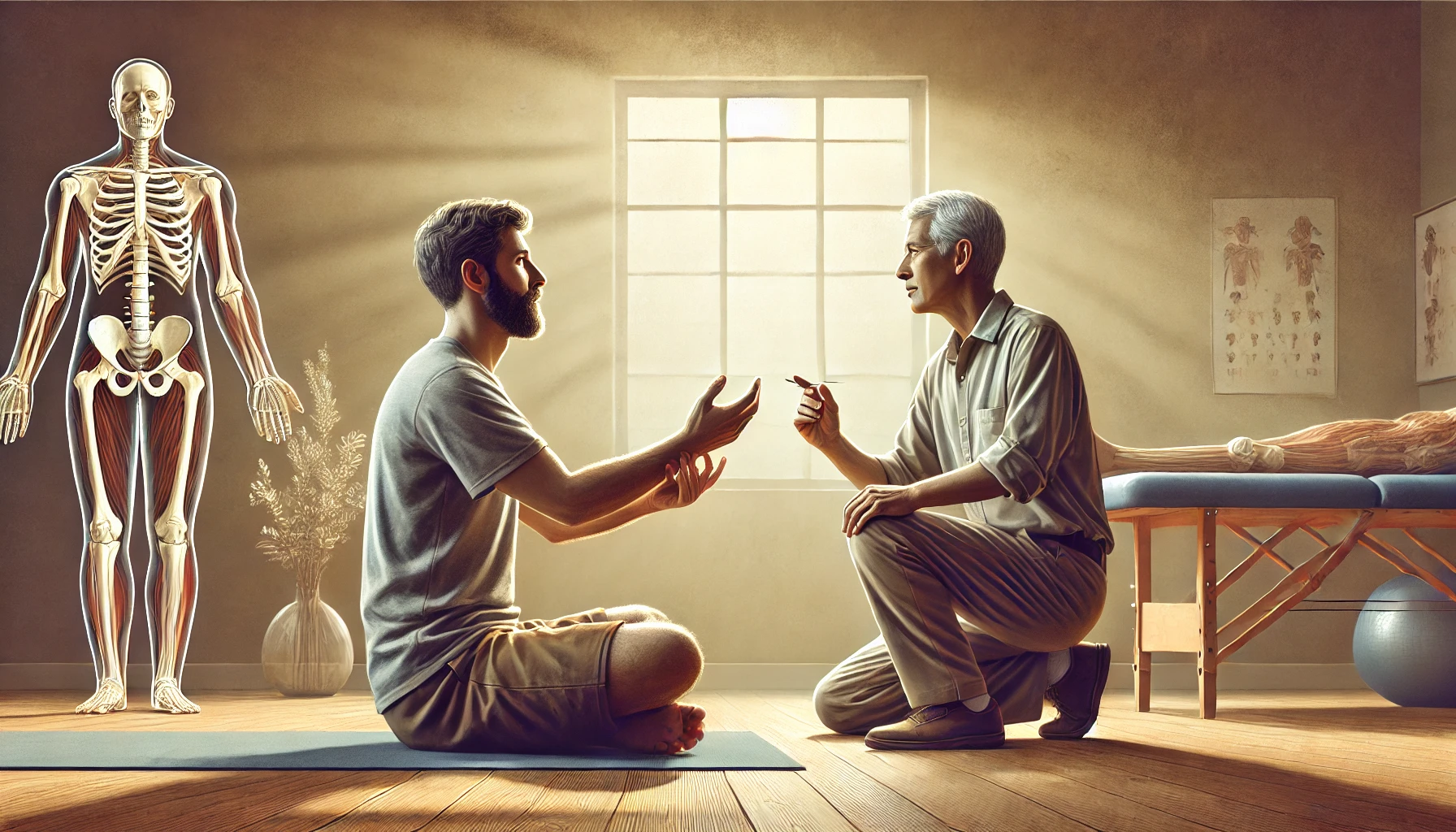 Illustration af angst behandling