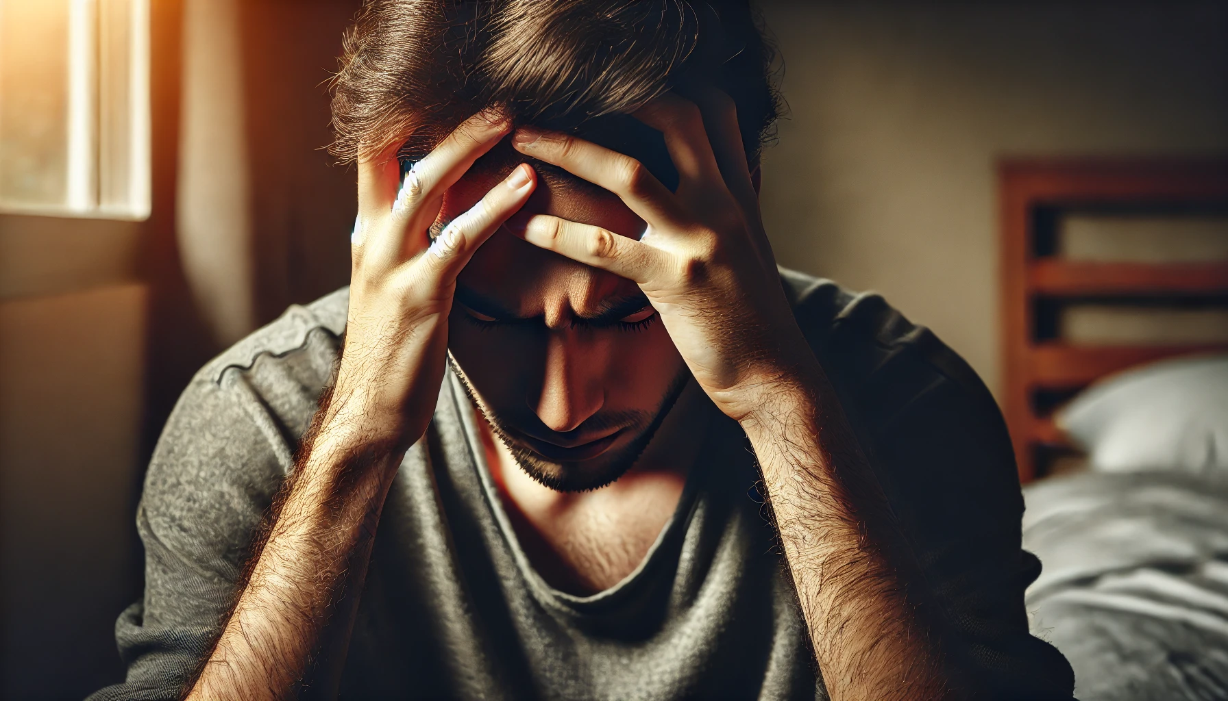 Illustration af migræne anfald