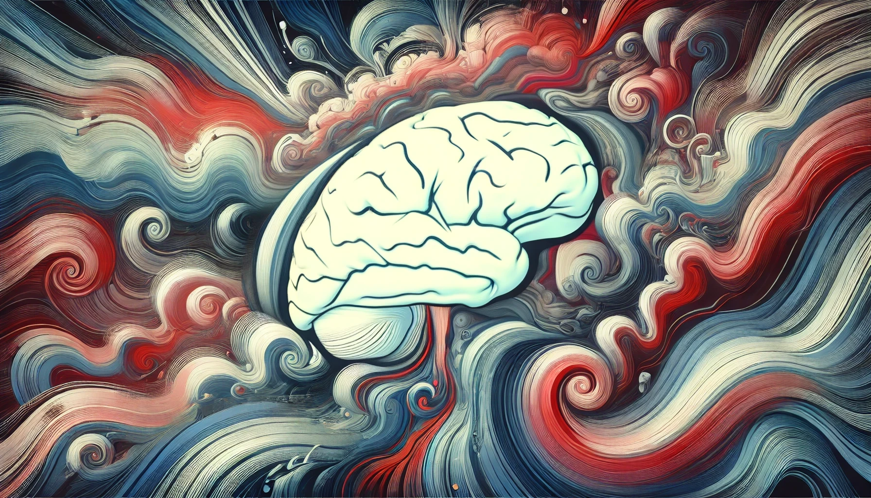 Illustration af migræne