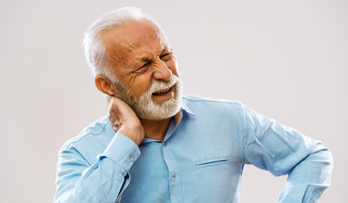 Illustration af behandling af hold i nakken