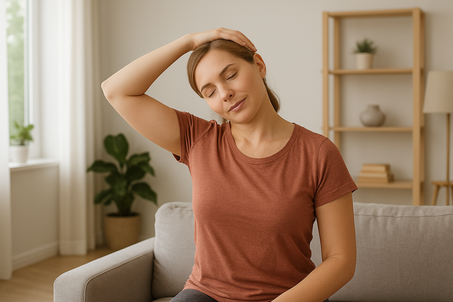 Illustration af hold i nakken